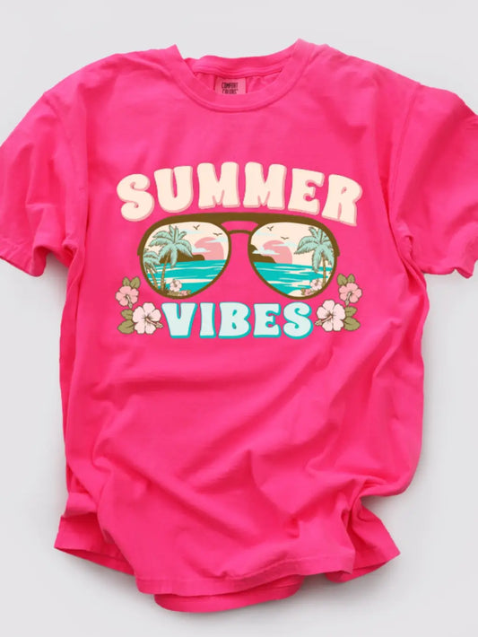 Summer Vibes Sunglasses T-shirt