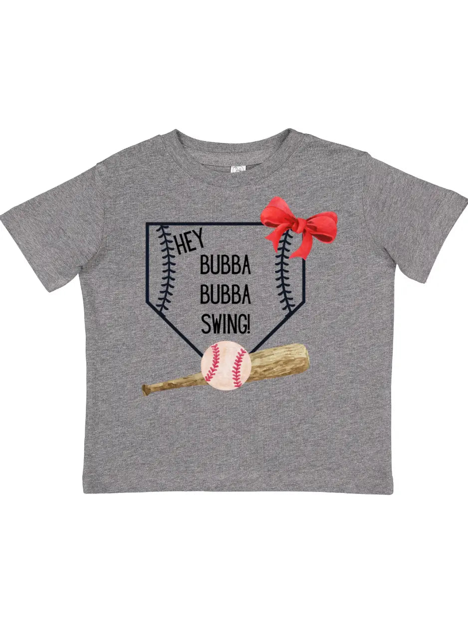 Hey Bubba Bubba Swing Baseball Kids T-shirt – Red Stone Rebel Clothing Co.