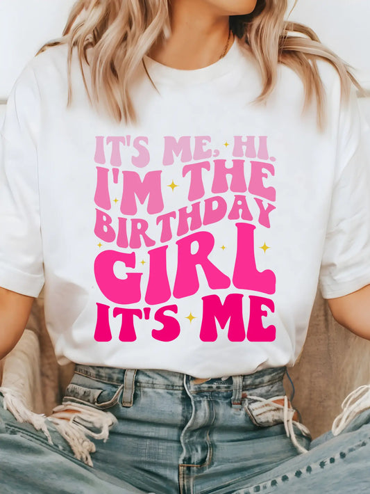 It's Me I'm the Birthday Girl Kids and Adult T-shirt