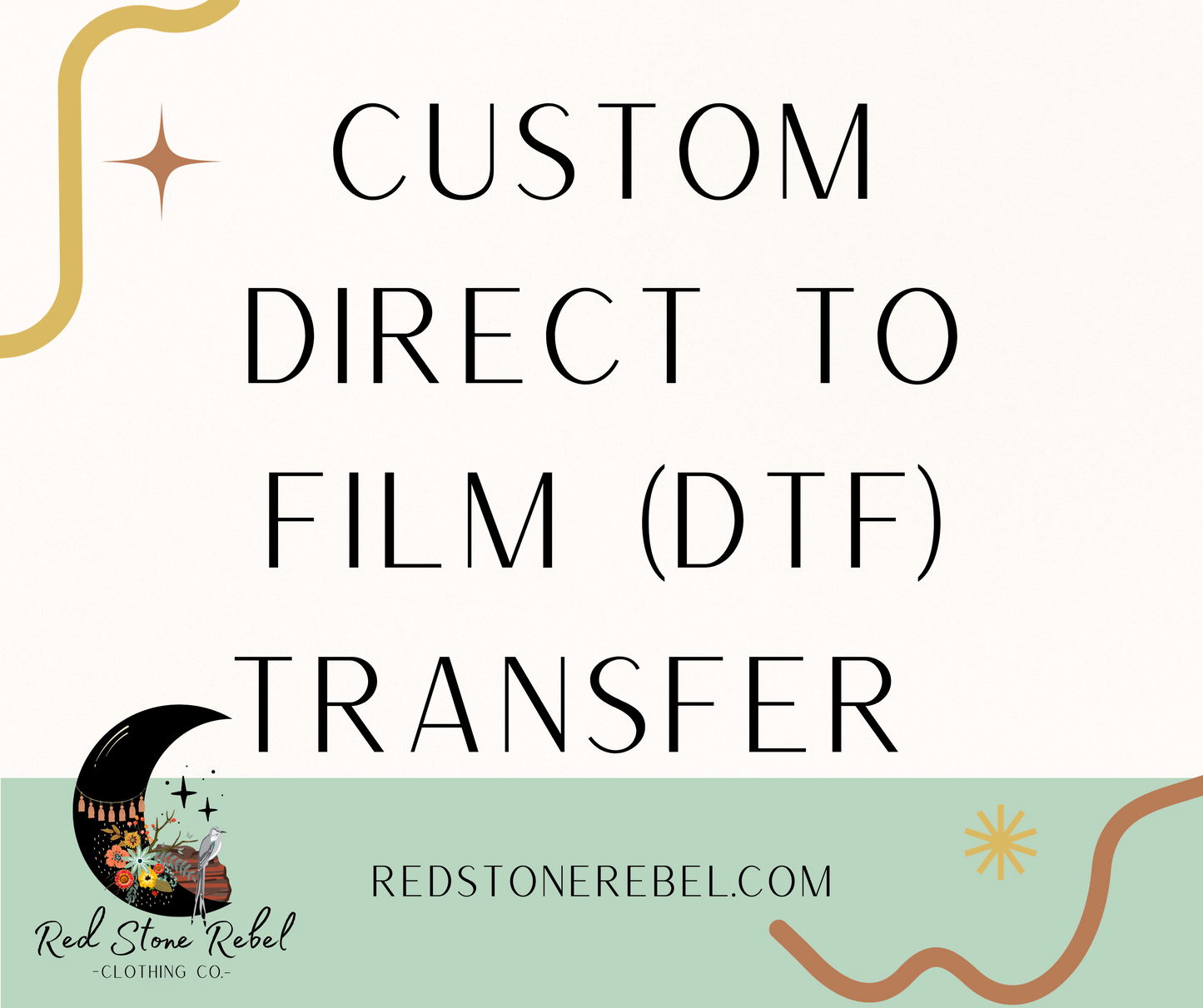 Custom Direct To Film (DTF) Transfer